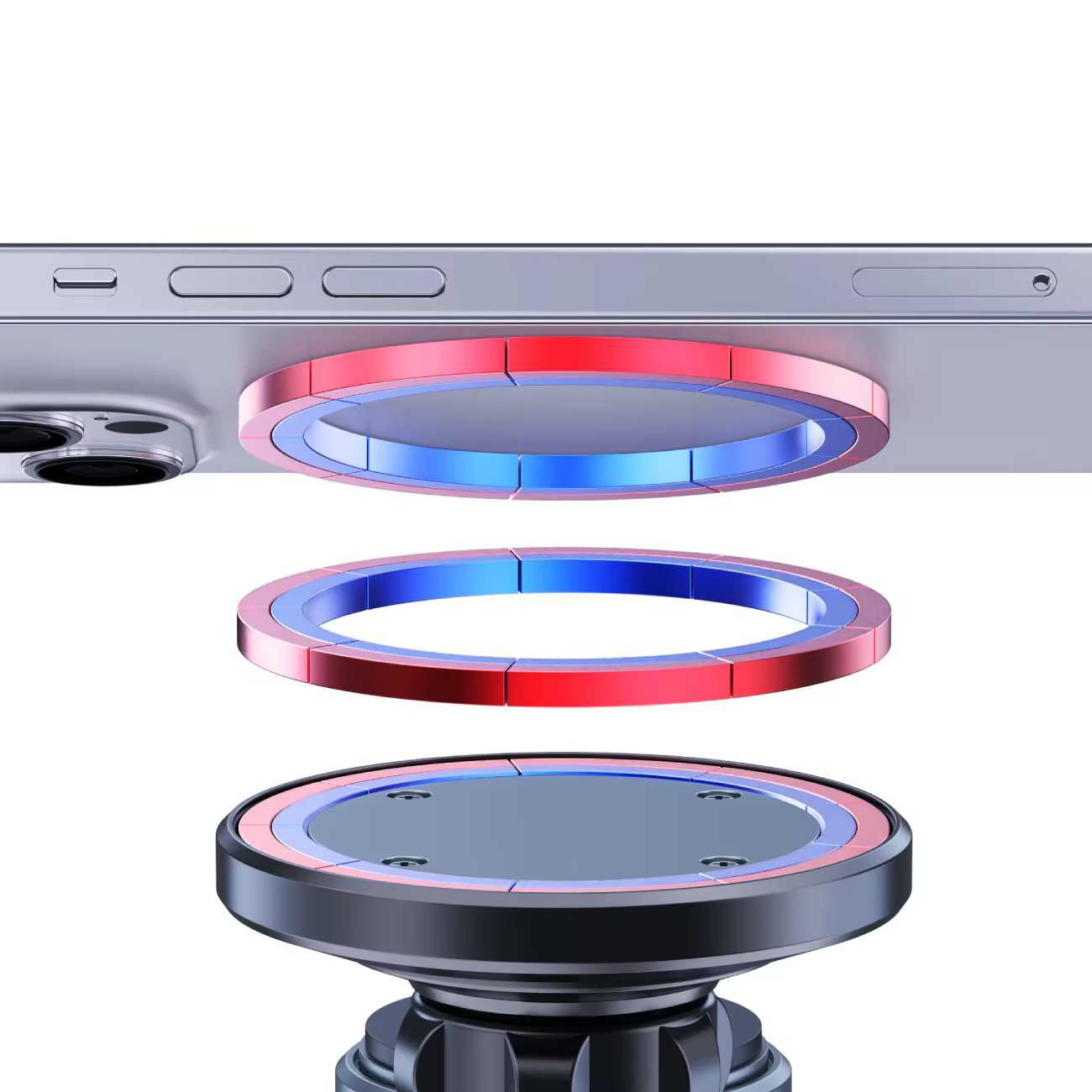 هولدر مگنتی چرخشی 360 درجه داخل خودرو و لپ تاپ بونروی Z19