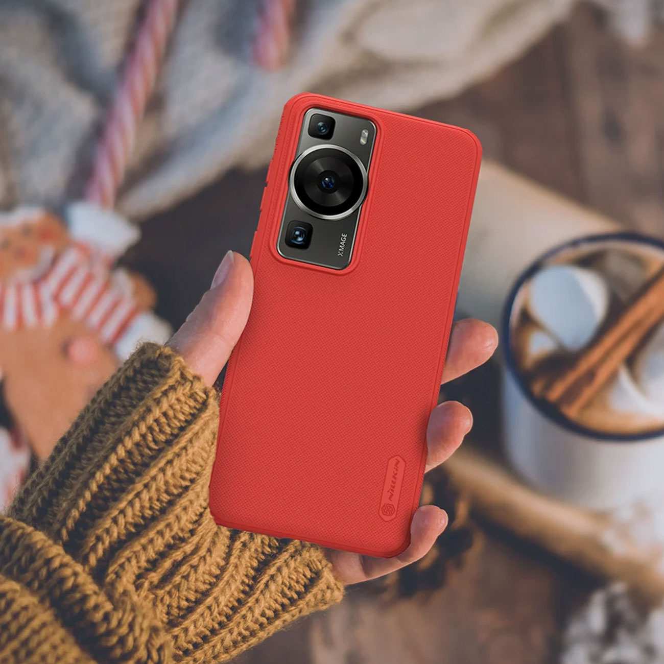 قاب گوشی هواوی P60 نیلکین Super Frosted Shield Pro Matte