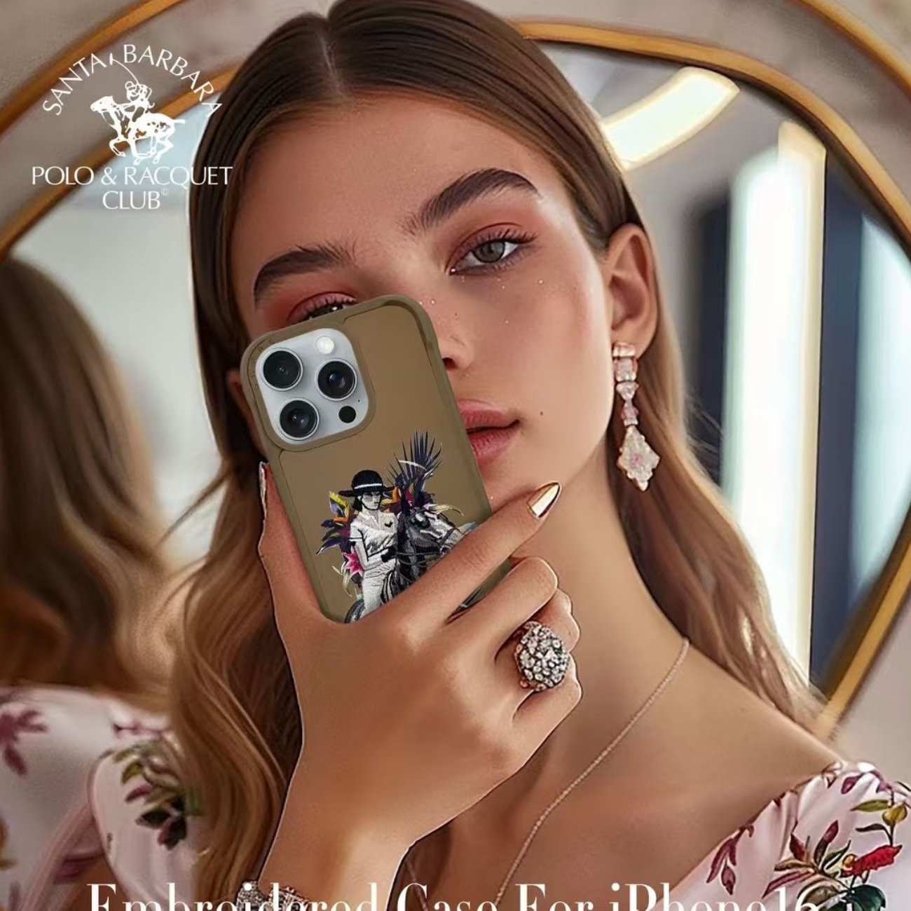 قاب گوشی آیفون 16 پرو مکس سانتا باربارا پولو راکت کلاب Cedric