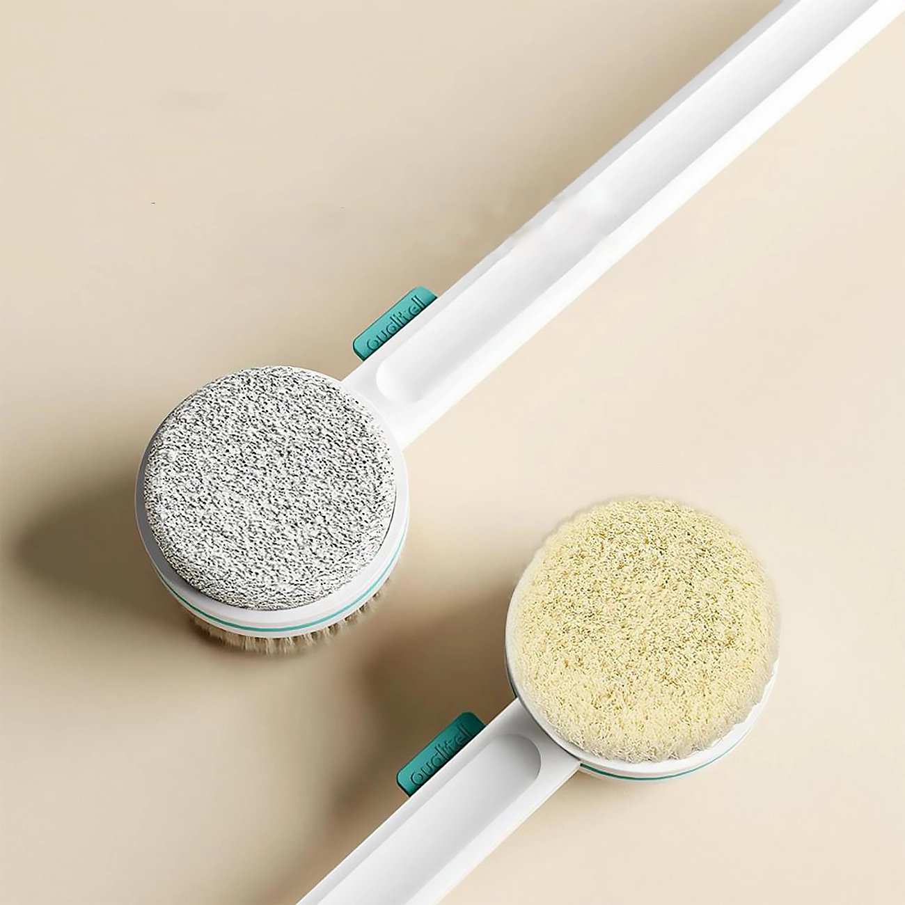 برس حمام دوطرفه دسته بلند دوگانه کوالیتل U1