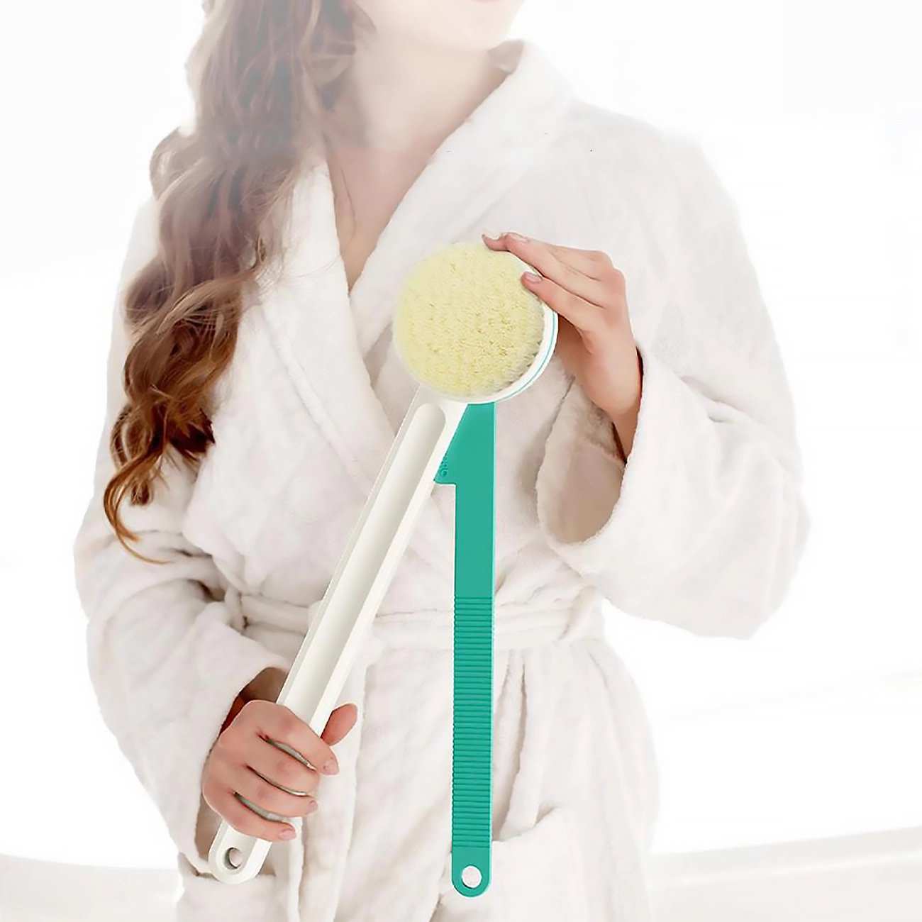 برس حمام دوطرفه دسته بلند دوگانه کوالیتل U1