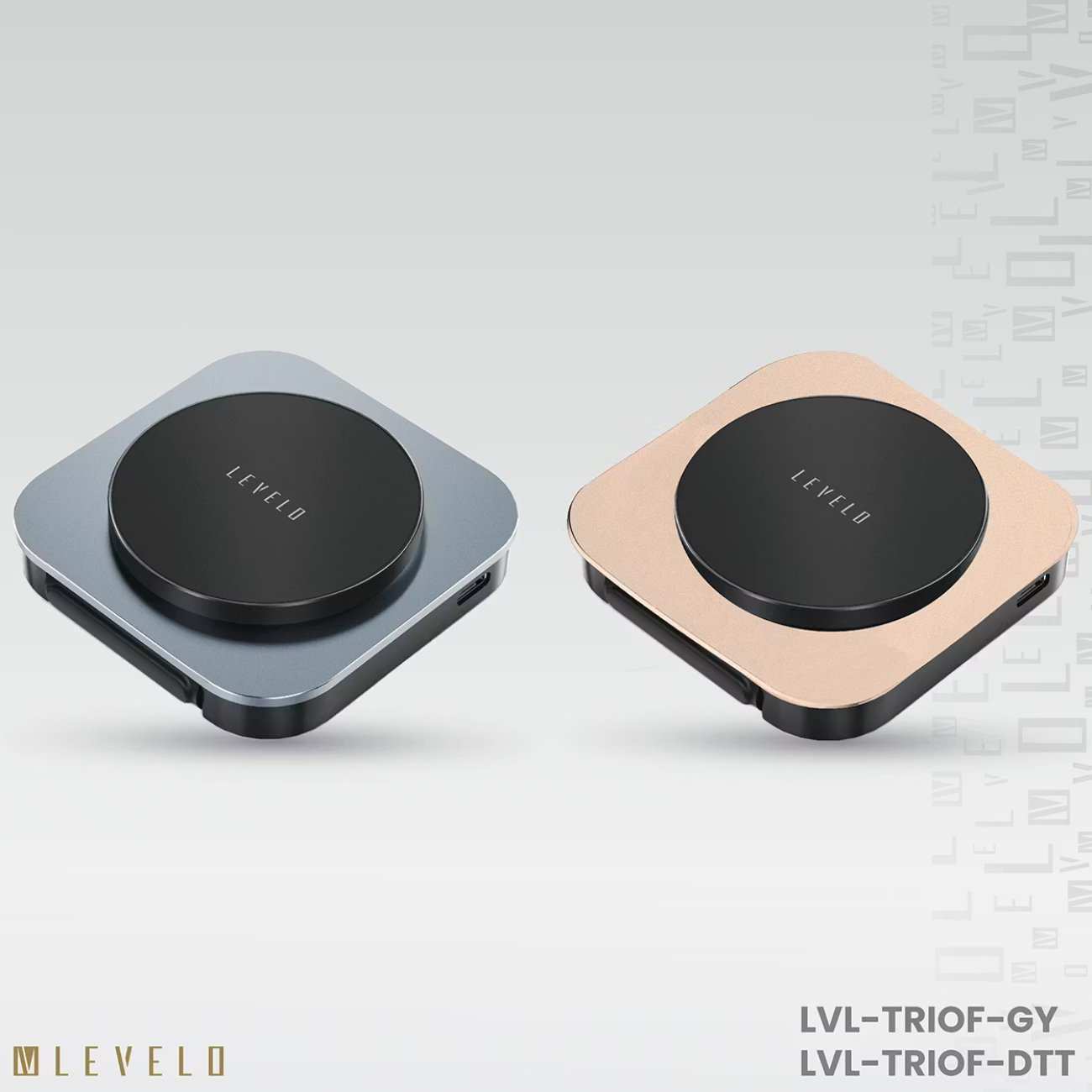 هولدر شارژر وایرلس 15 وات آیفون، ایرپاد، اپل واچ تاشو لِوِلو LVLTF31WCBK