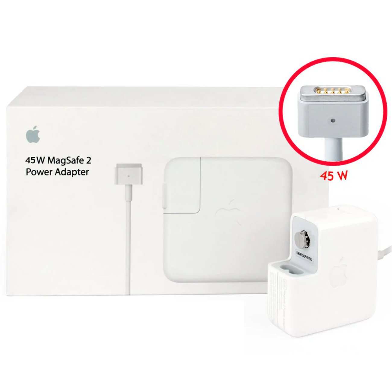 شارژر اصلی لپ تاپ اپل 45 وات MagSafe 2 MD592Z/A