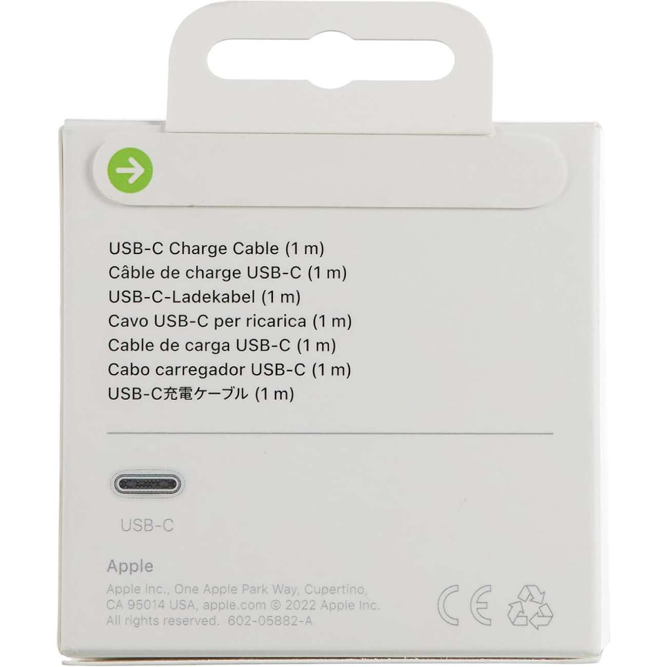 کابل شارژ سریع تایپسی به تایپسی 60 وات یک متری اصلی اپل MQKJ3ZE/A