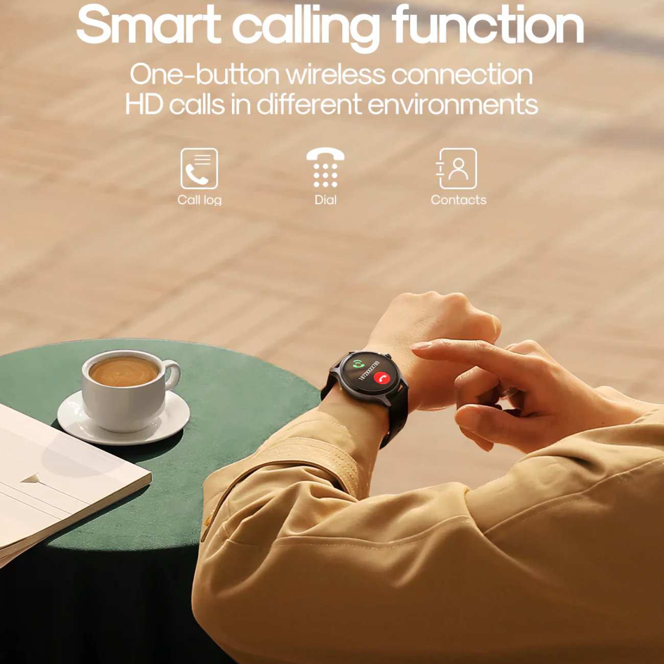 ساعت هوشمند ضدآب جویروم JR-FC1