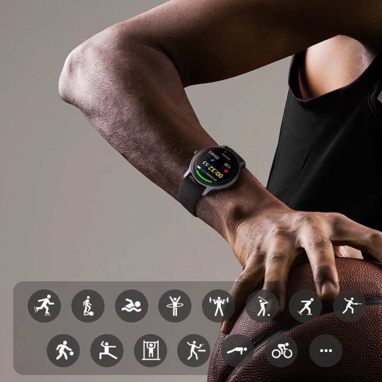 ساعت هوشمند ضدآب جویروم JR-FC1