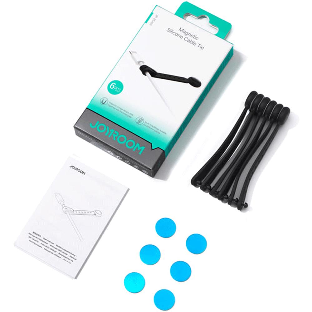 بند نظم دهنده کابل مگنتی جویروم JR-ZS422 (پک 6 عددی)