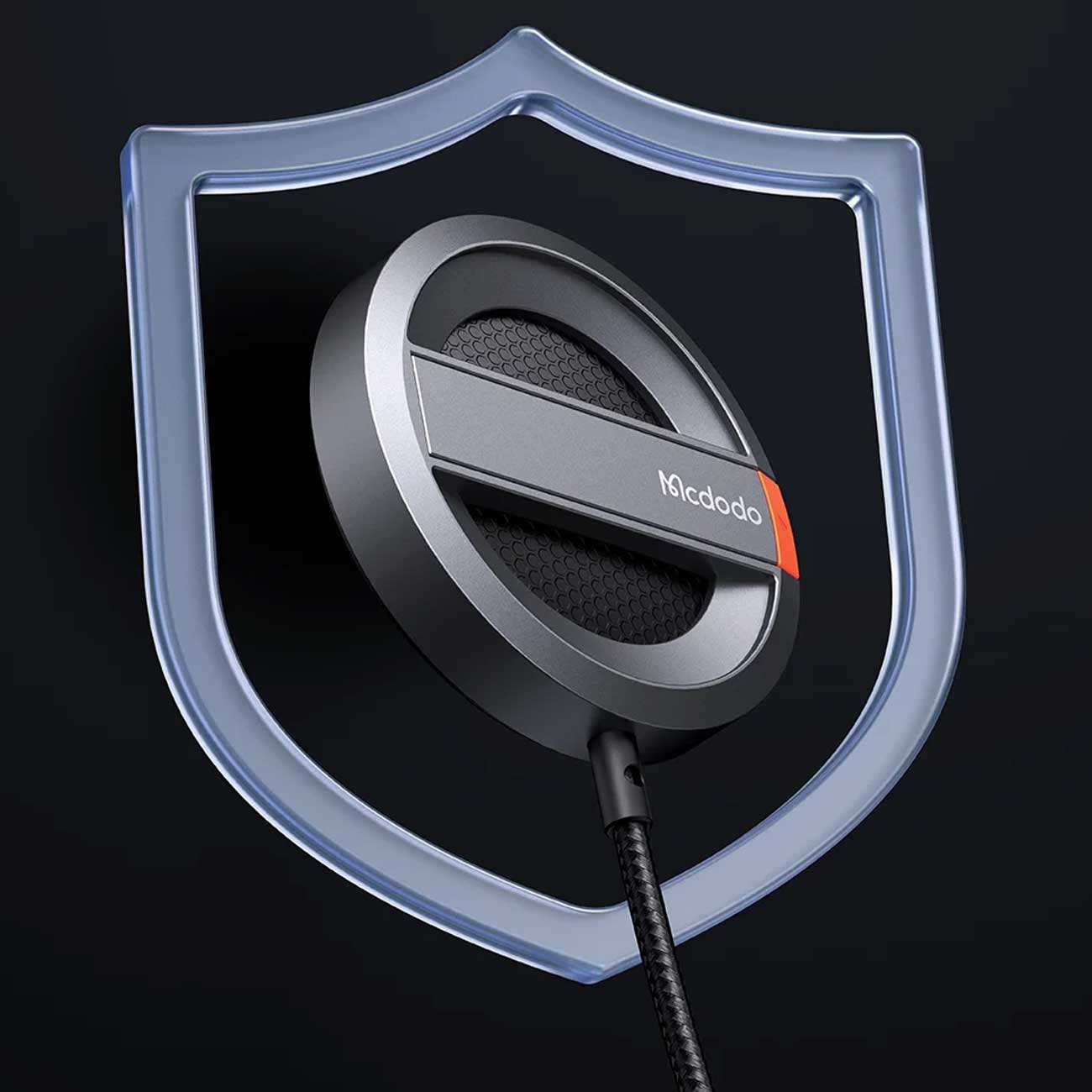 شارژر وایرلس مگنتی 15 وات و هولدر موبایل رومیزی مکدودو CH-550