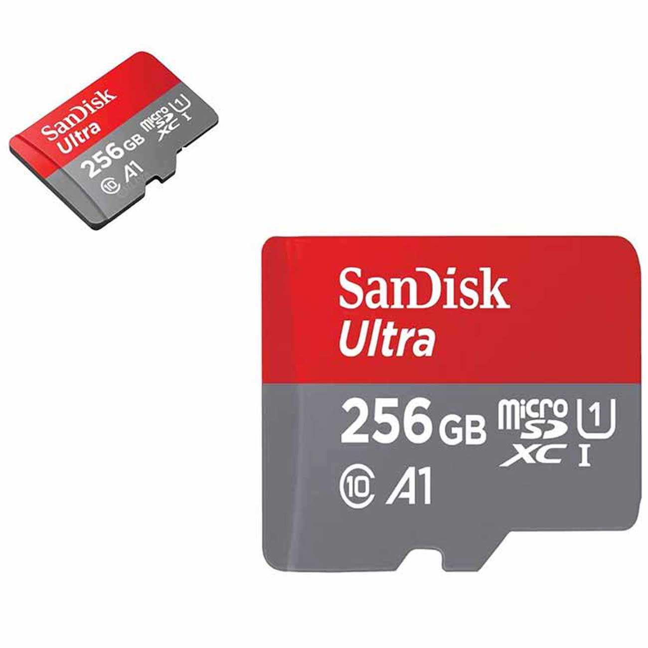 کارت حافظه میکرواسدی 256 گیگابایت با سرعت بالا سن دیسک Ultra A1
