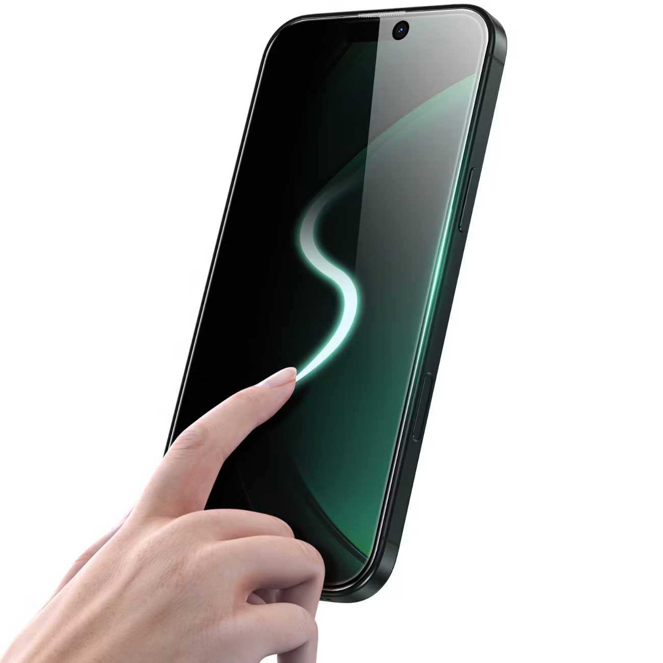 گلس حریم شخصی آیفون 16 و 15 گرین GNDPTPV16BK