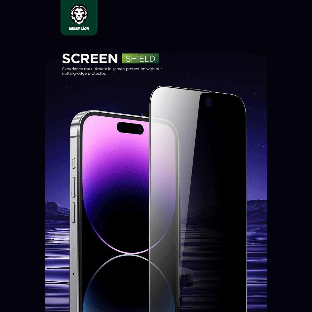 گلس پرایوسی آیفون 15 پرو گرینلاین GN9HSPY15PBK