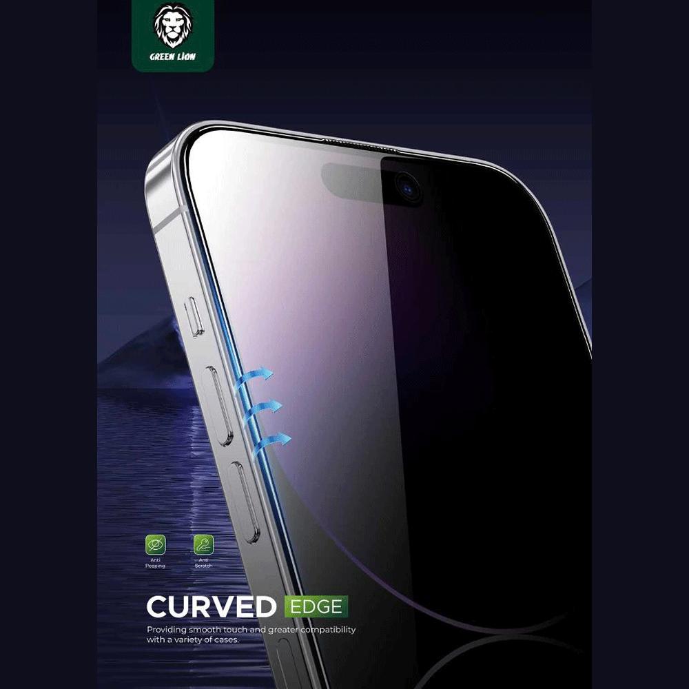 گلس پرایوسی آیفون 15 پرو گرینلاین GN9HSPY15PBK