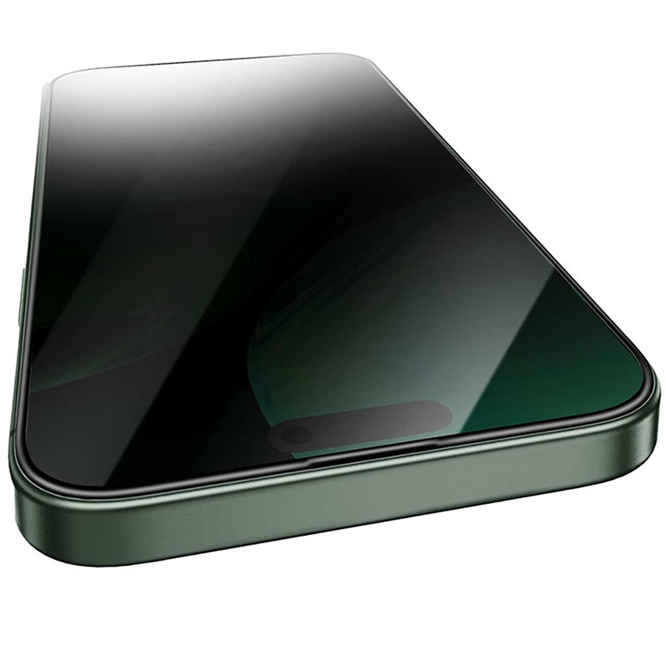 گلس پرایوسی آیفون 16 پرو سه بعدی گرین GN3DSIL16PBK