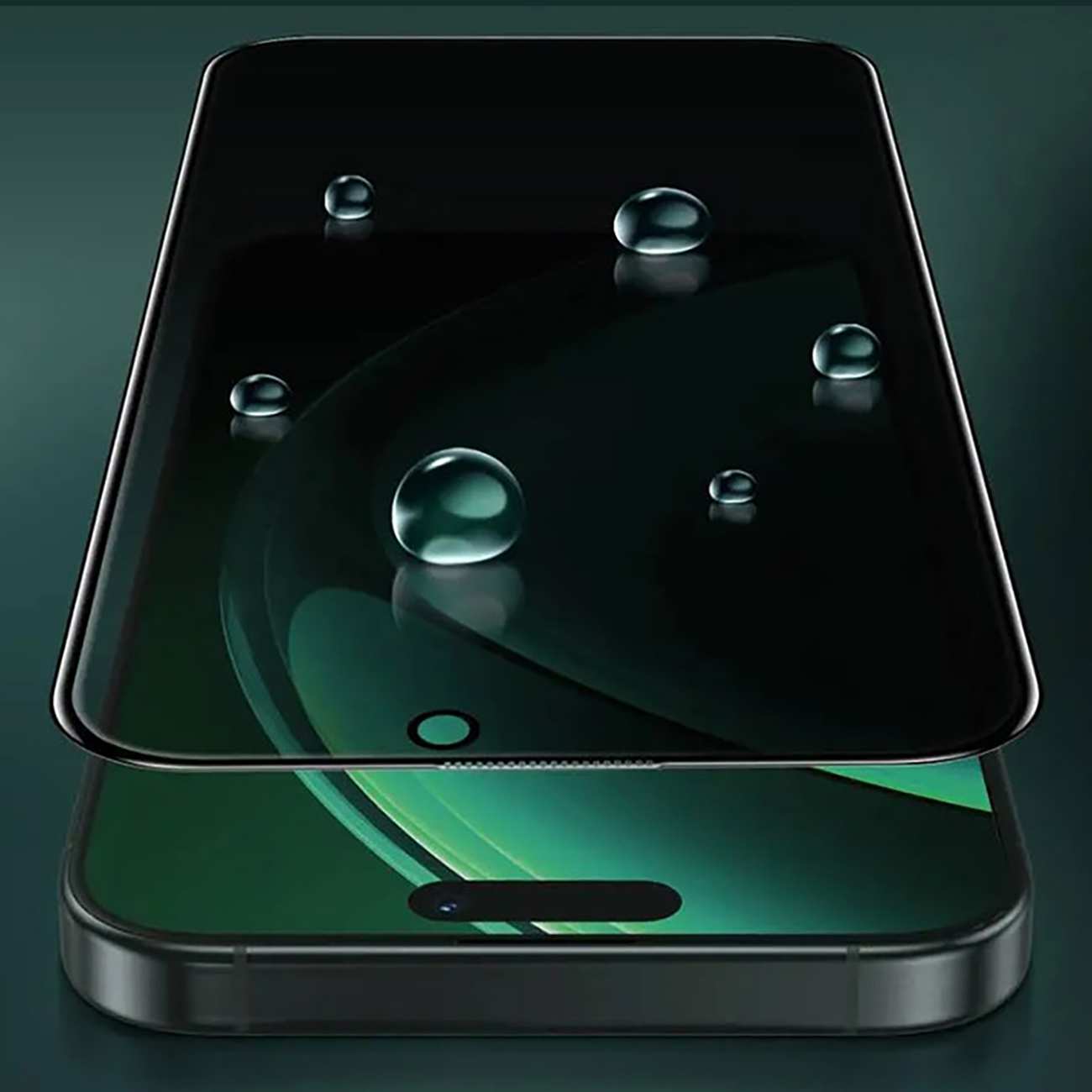 گلس پرایوسی آیفون 16 پرو سه بعدی گرین GN3DSIL16PBK