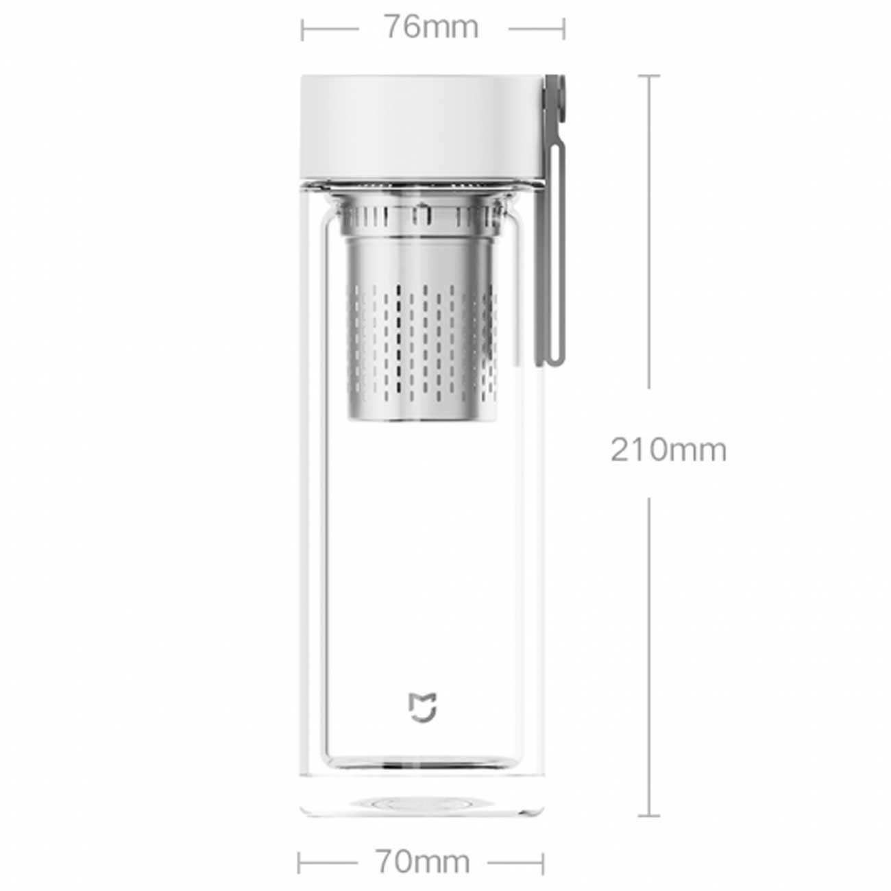فلاسک شیشهای دو لایه مسافرتی 400 میلیلیتری میجیا شیائومی MJBLB01PL
