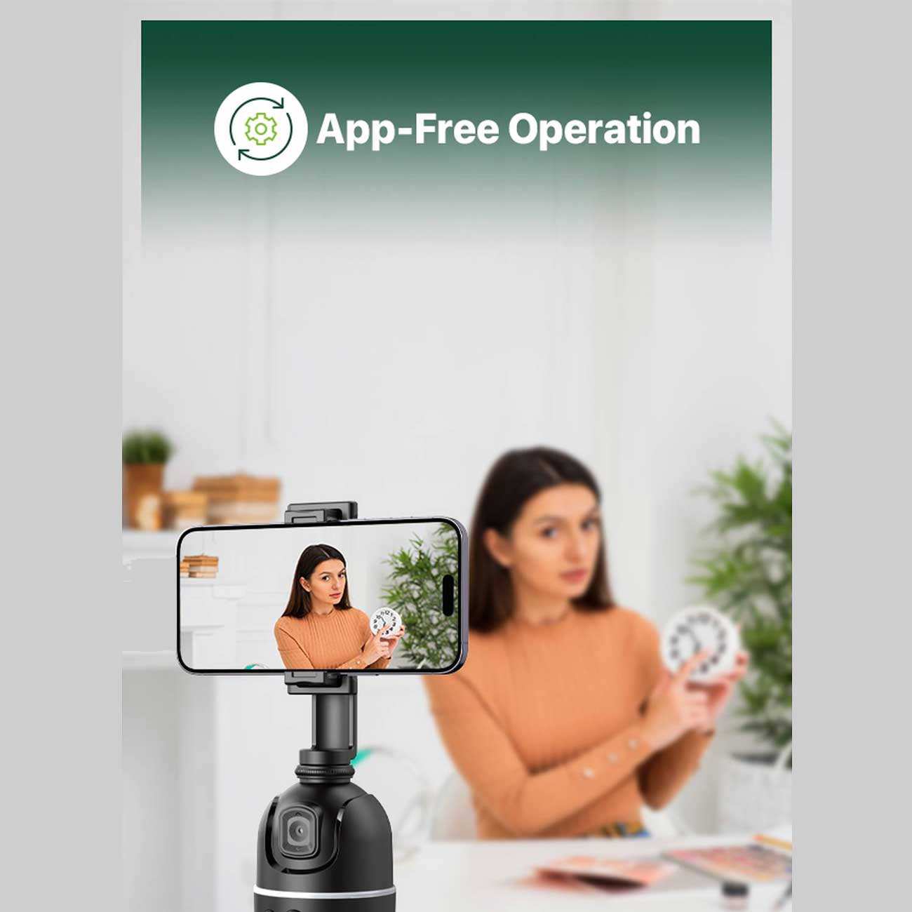 گیمبال ردیاب خودکار چهره 360 درجه گرین لاین GNAUTTRGLBK