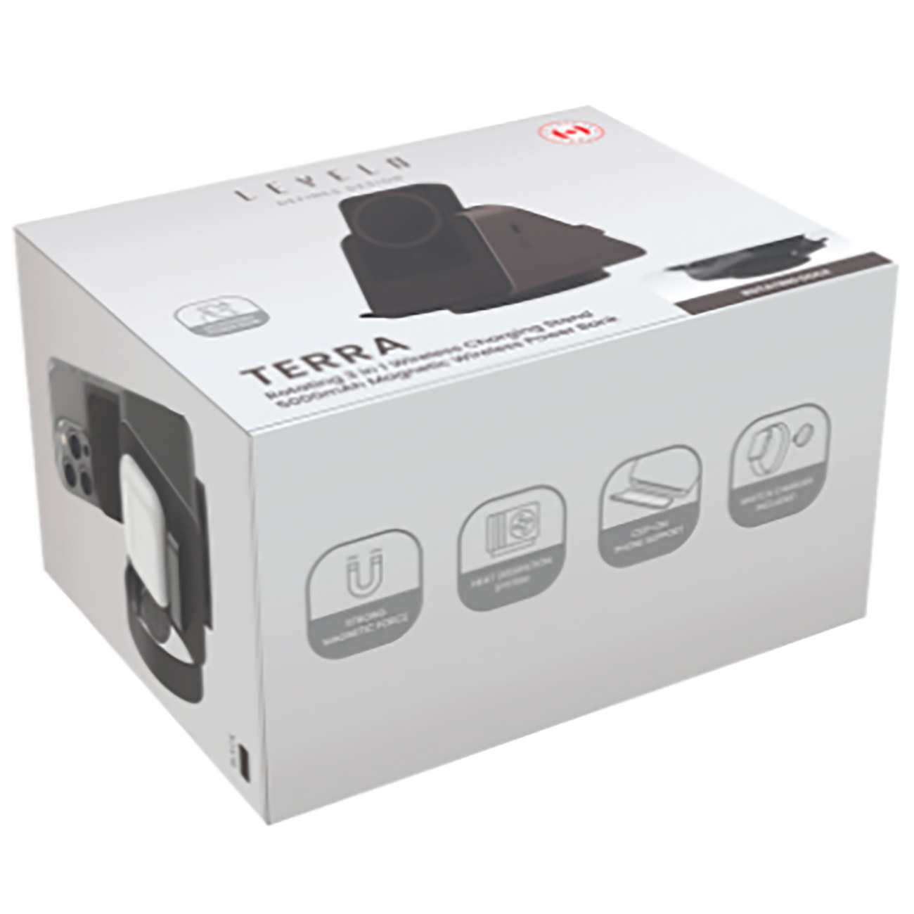 پاوربانک وایرلس 5000 سه کاره لِوِلو LVLTWCSPBK