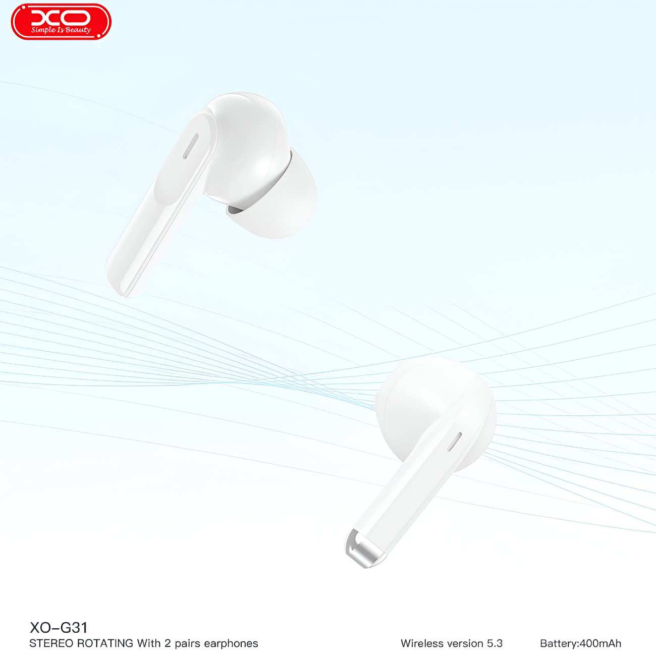 هندزفری بلوتوثی 5.3 ایکس او با دو نوع سری G31