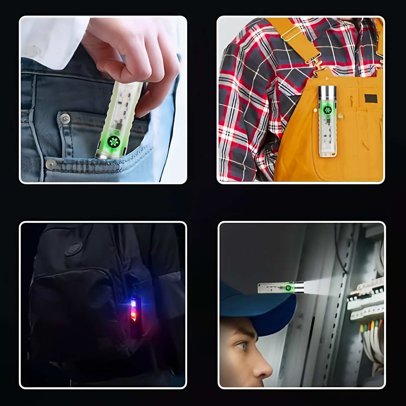 مینی چراغ قوه شارژی ضدآب با نور فرابنفش یووی داوین DFL1