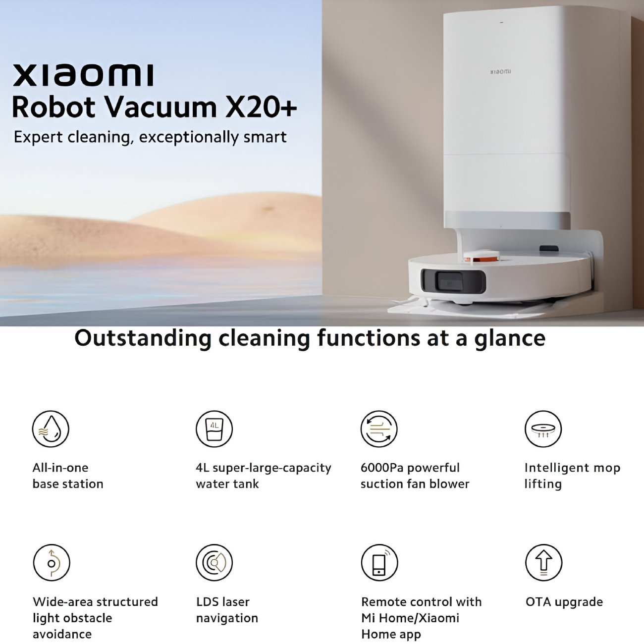جارو برقی رباتیک شیائومی X20+ C102