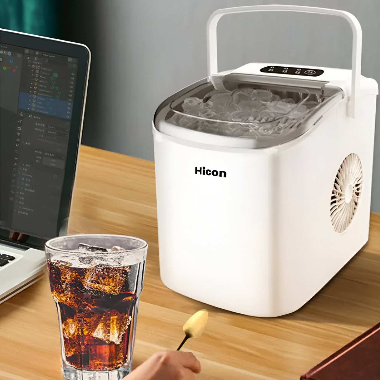 دستگاه یخ ساز اتوماتیک قابل حمل هایکون HZB-16M