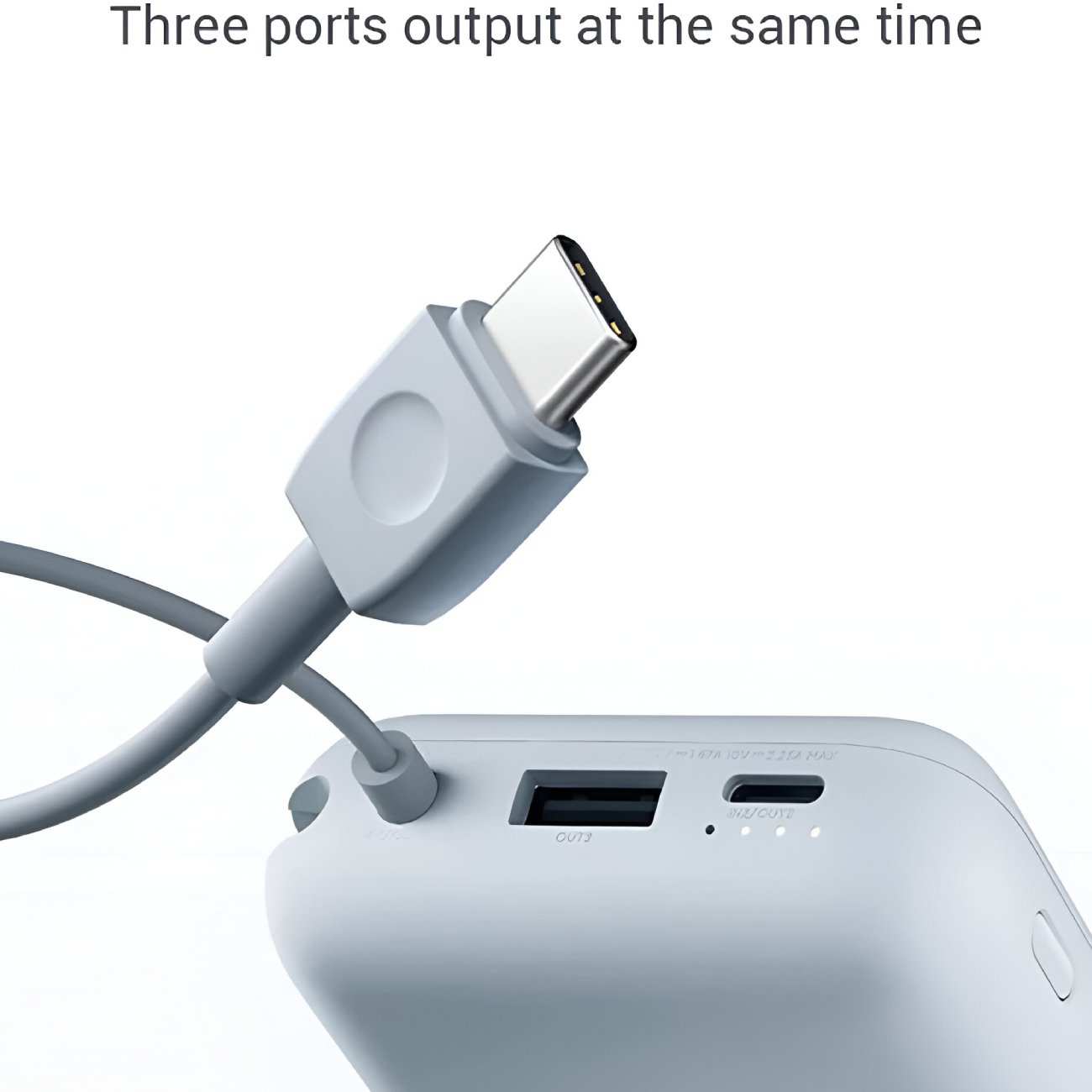 پاوربانک Type-C و USB فست شارژ 22.5 وات 10000 میلی آمپر شیائومی Tan GL P15ZM
