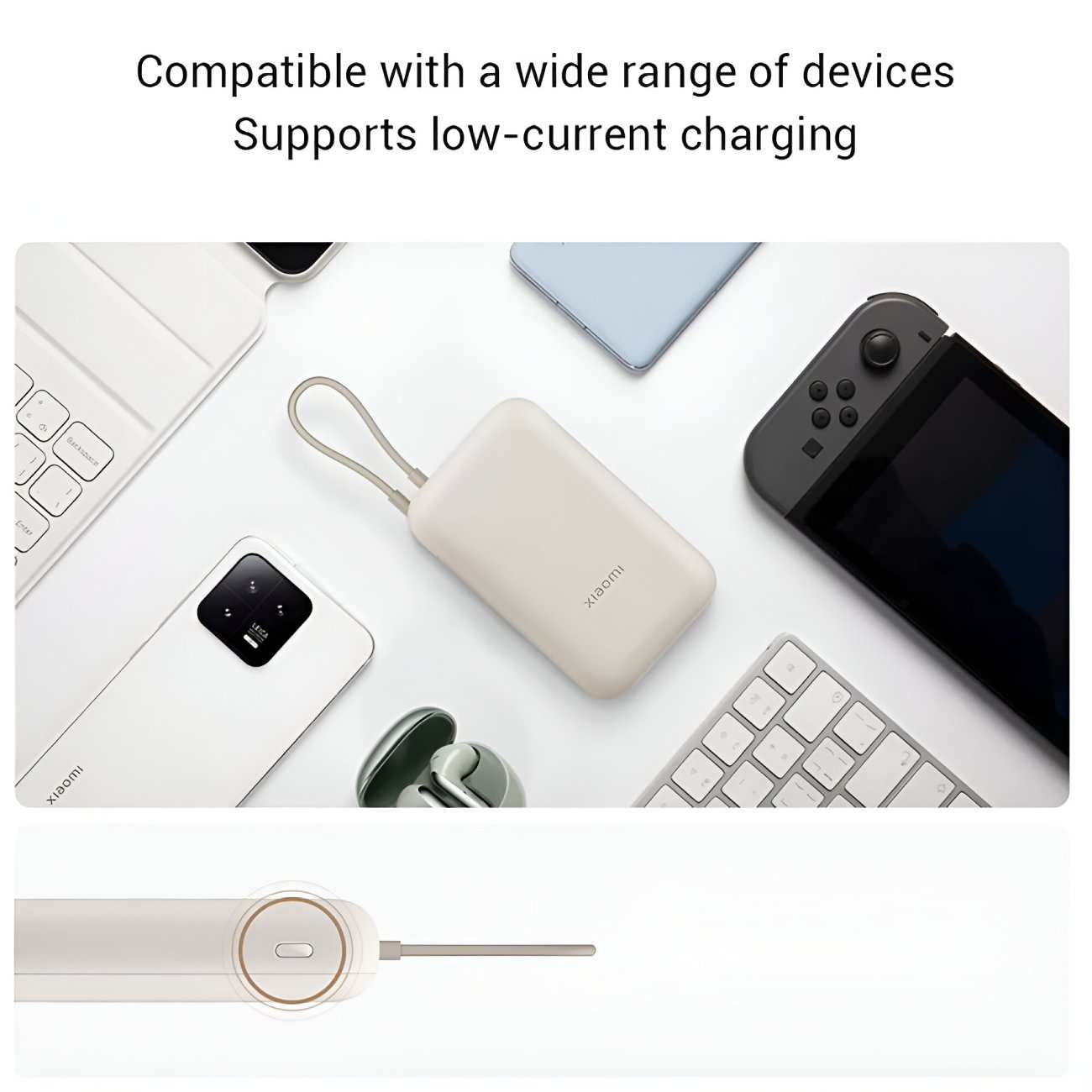 پاوربانک Type-C و USB فست شارژ 22.5 وات 10000 میلی آمپر شیائومی Tan GL P15ZM
