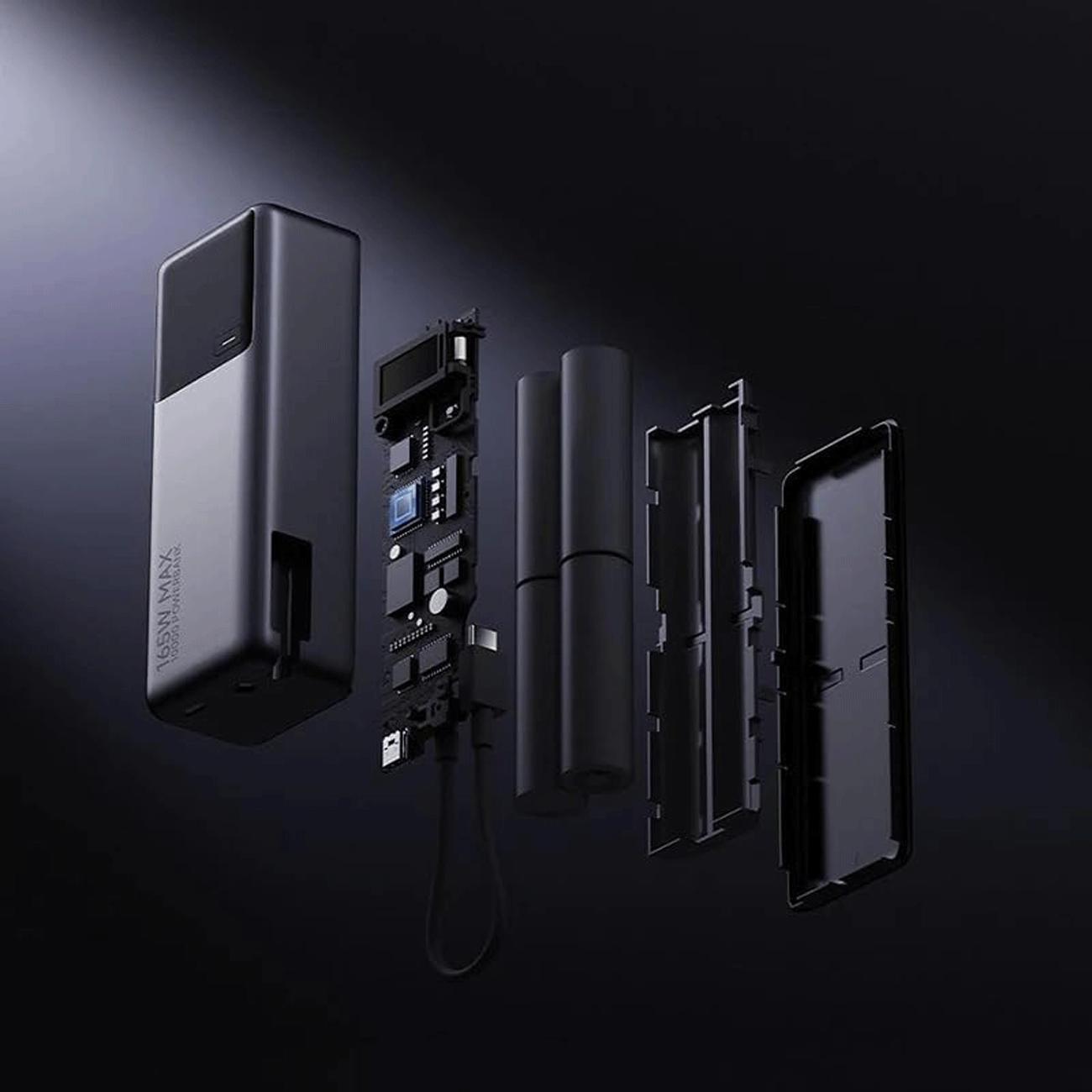 پاوربانک تایپسی 45 وات و کابل تایپ سی 120 وات 10000 شیائومی PB1165MI