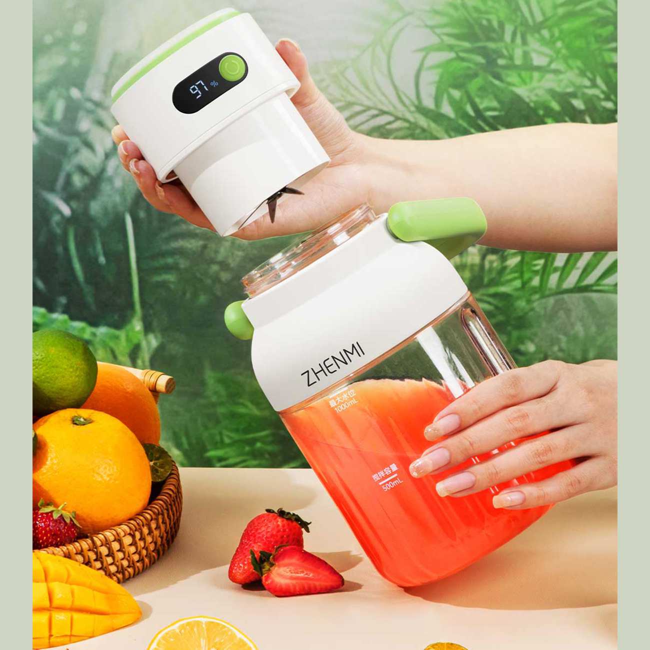 مخلوطکن و آبمیوهگیری شارژی قابل حمل شیائومی ZMGZ-J15