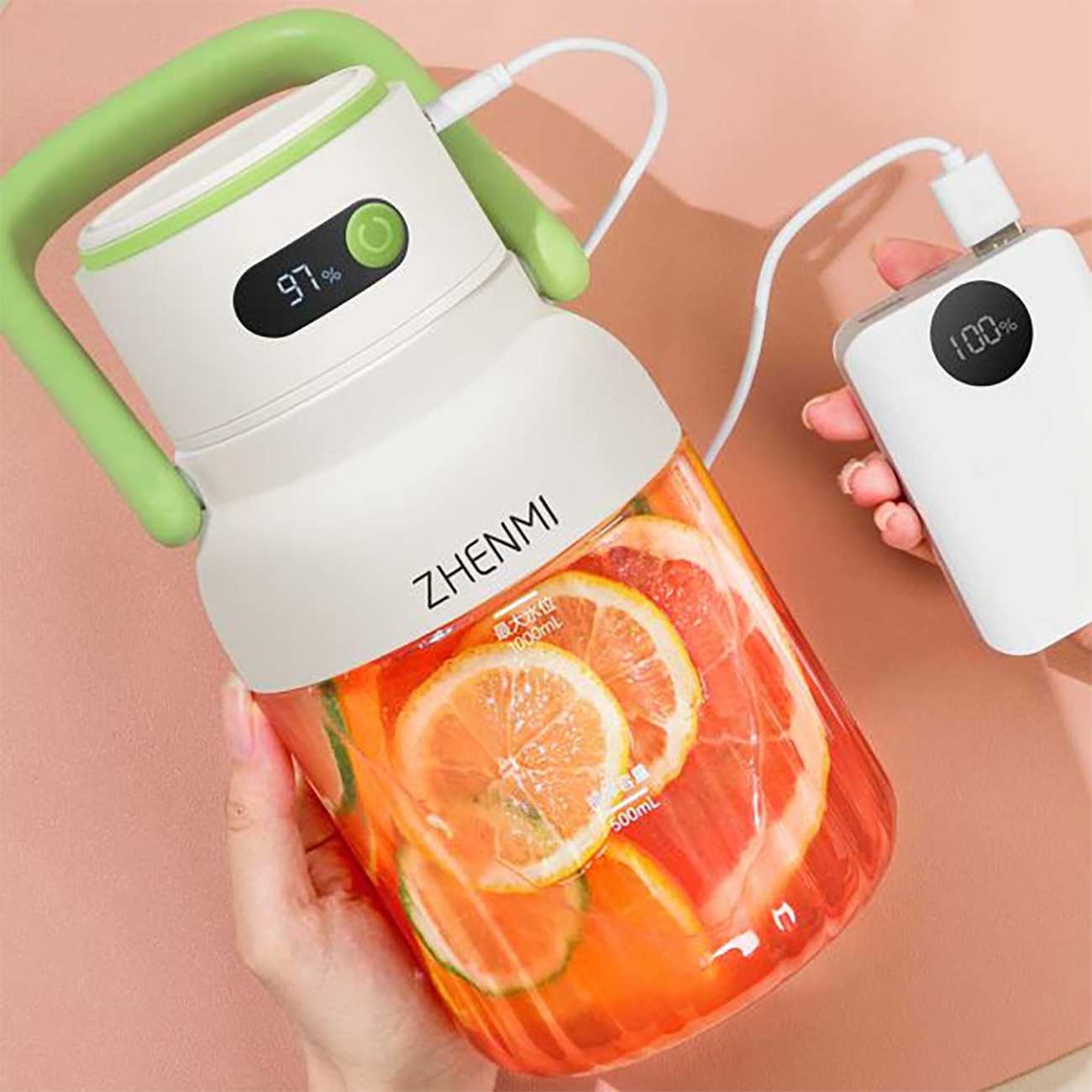 مخلوطکن و آبمیوهگیری شارژی قابل حمل شیائومی ZMGZ-J15