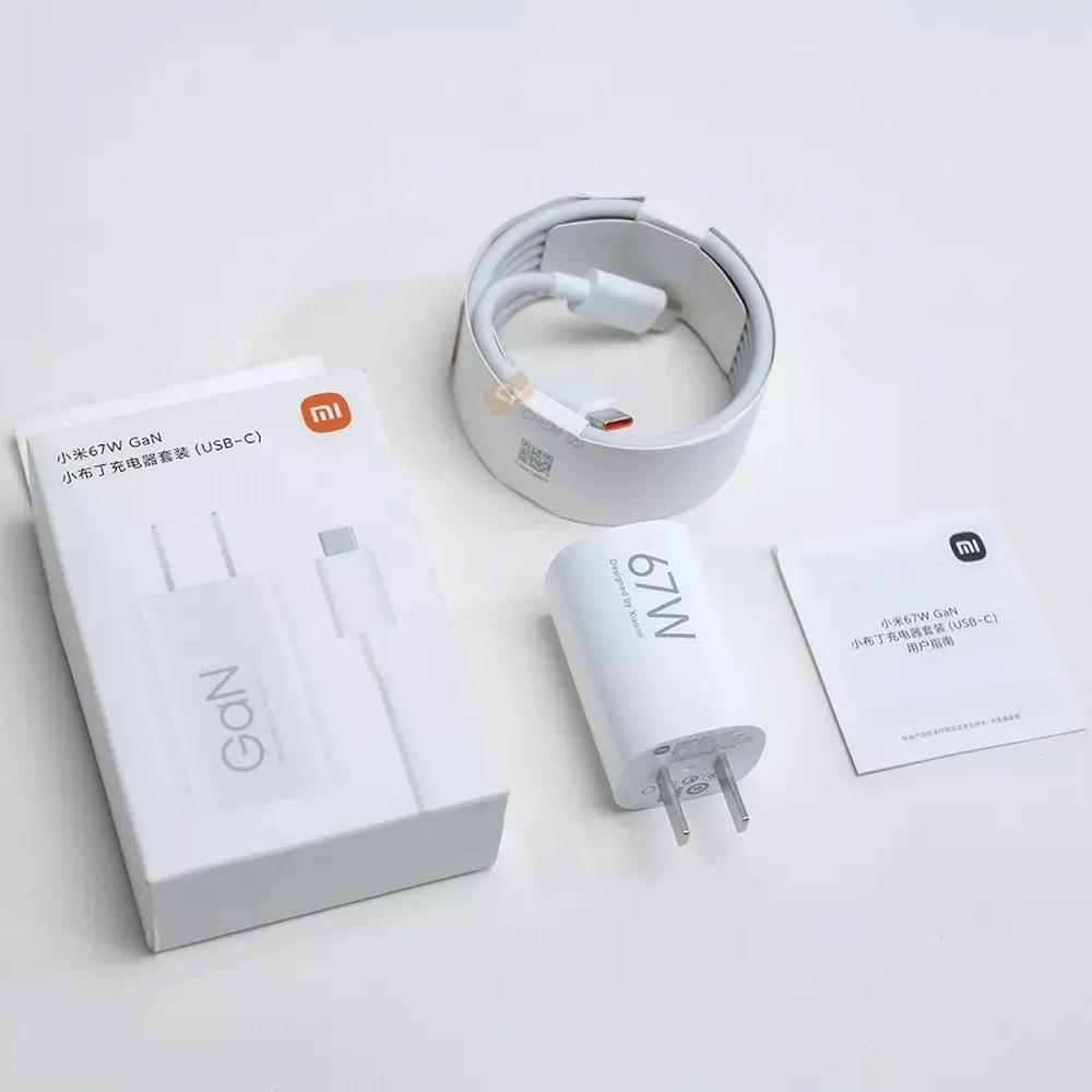 کابل و شارژر اصلی شیائومی تایپ C فست شارژ 67 وات MDY-16-EJ