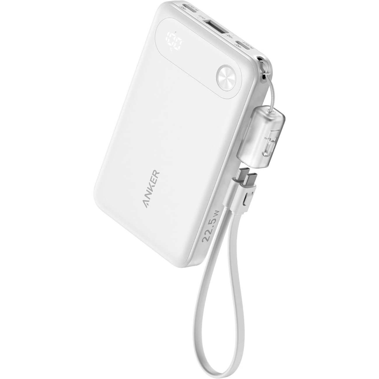 پاور بانک 10000 میلیآمپر 22.5 وات فست شارژ Type-C و USB همراه با کابل دو سر تایپ سی انکرA1257