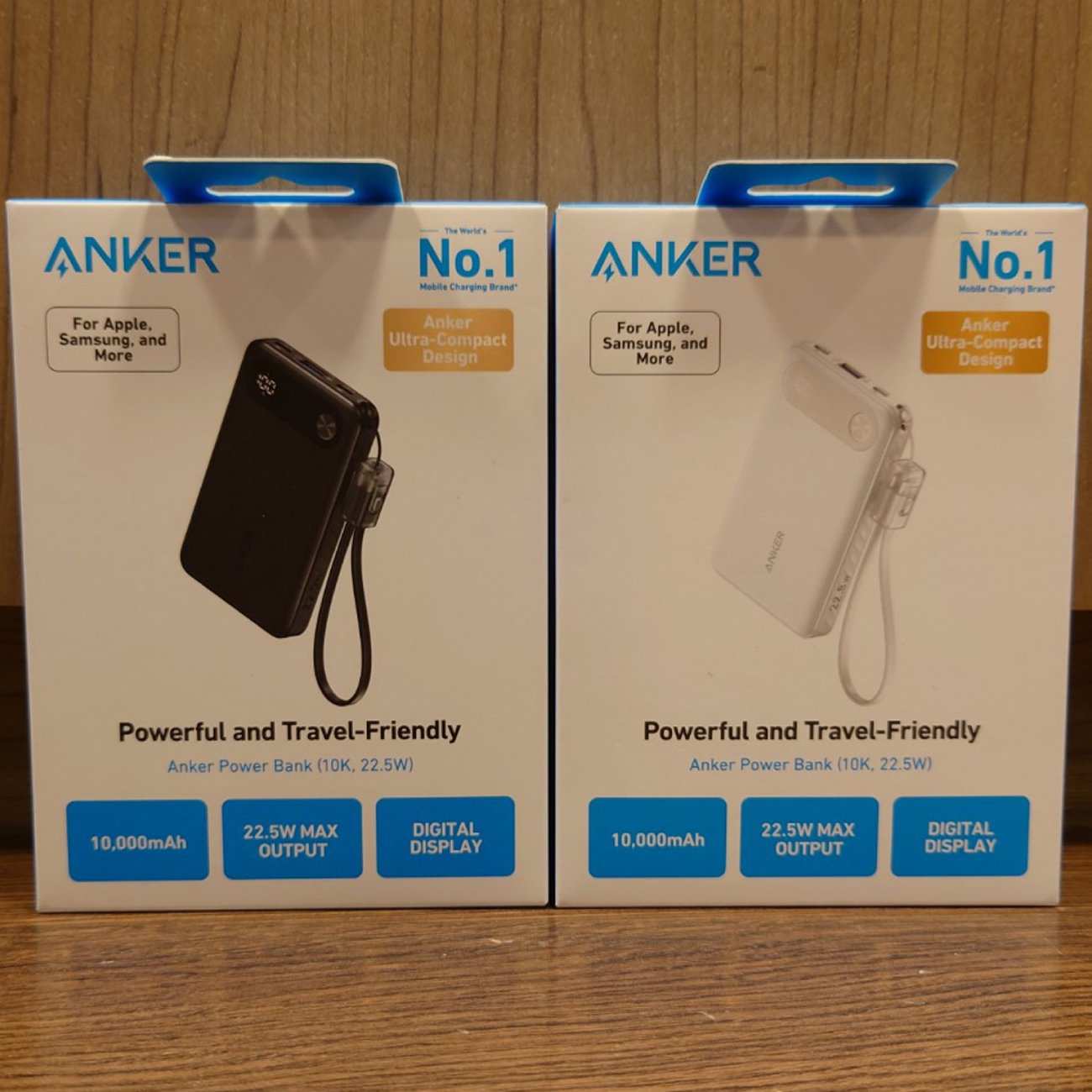 پاور بانک 10000 میلیآمپر 22.5 وات فست شارژ Type-C و USB همراه با کابل دو سر تایپ سی انکرA1257