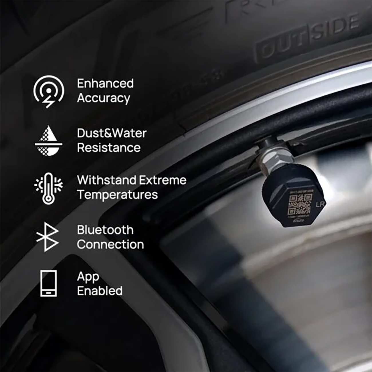 سنسور فشار باد لاستیک شیائومی T04سازگار با دش کم M500