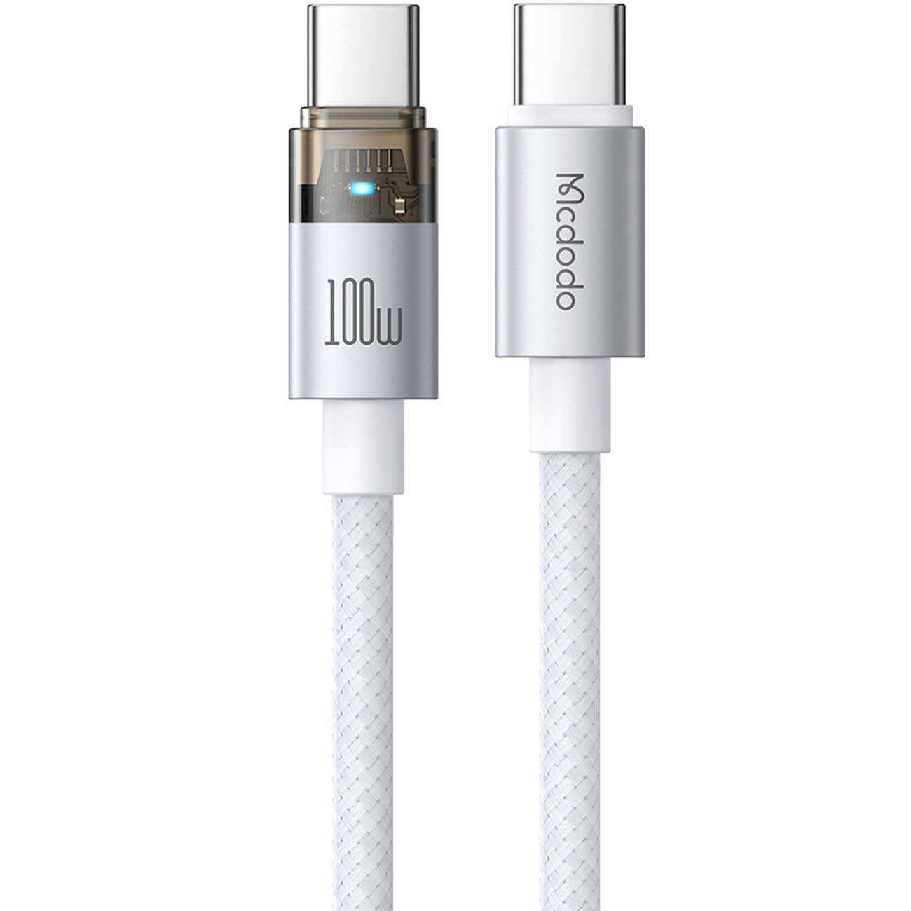 کابل شارژ سریع تایپ سی به تایپ سی 100 وات 5 آمپر 1.2 متری مکدودو CA-558