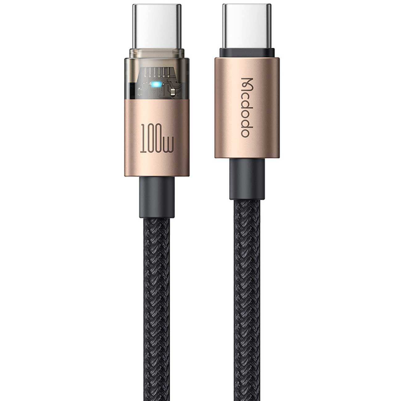 کابل شارژ سریع تایپ سی به تایپ سی 100 وات 5 آمپر 1.2 متری مکدودو CA-558