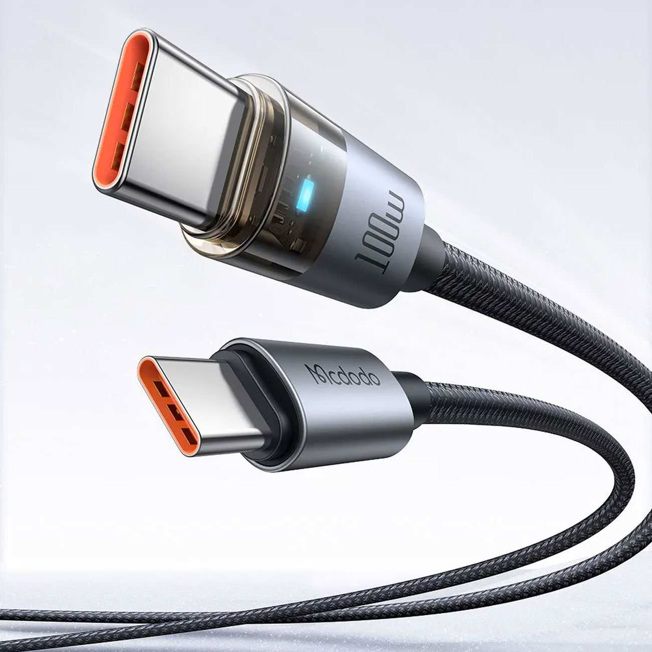 کابل شارژ سریع تایپ سی به تایپ سی 100 وات 5 آمپر 1.2 متری مکدودو CA-558