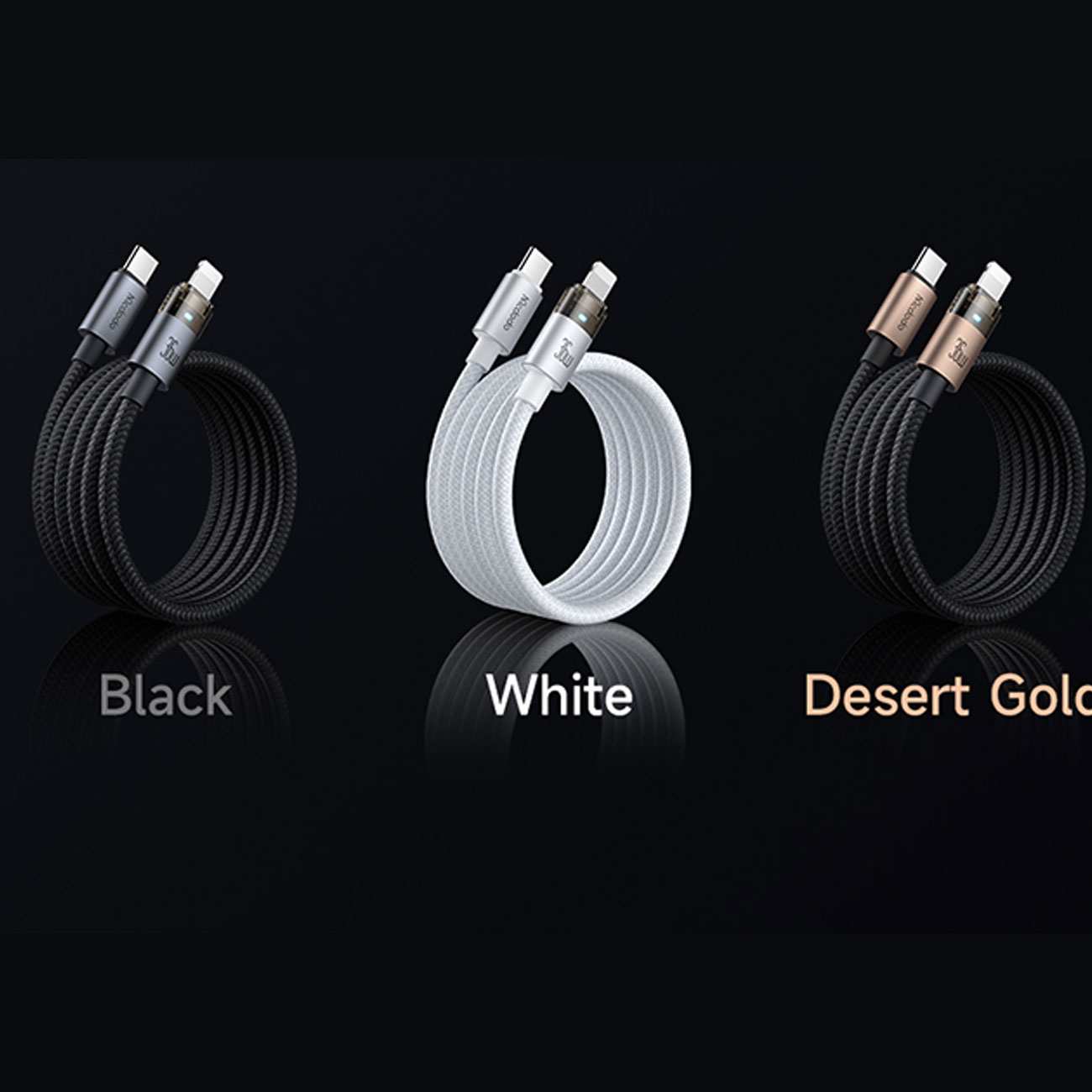 کابل شارژ سریع تایپ سی به لایتنینگ 36 وات 1.2 متری کارپلی مکدودو CA-694