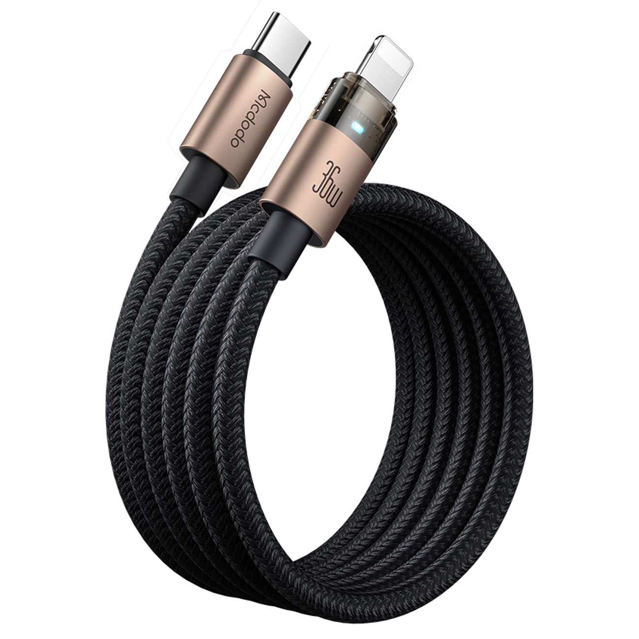 کابل شارژ سریع تایپ سی به لایتنینگ 36 وات 1.2 متری کارپلی مکدودو CA-694