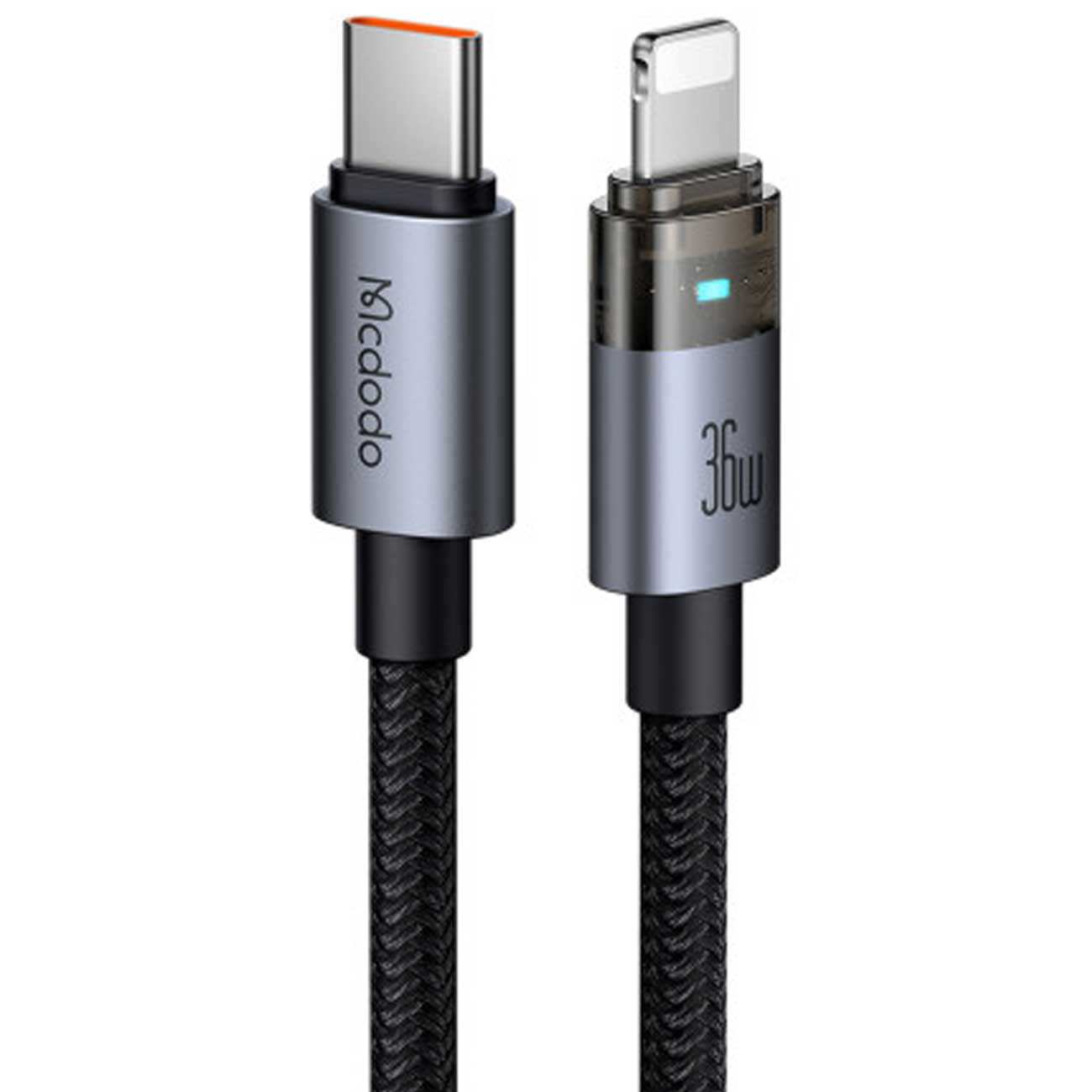 کابل شارژ سریع تایپ سی به لایتنینگ 36 وات 1.2 متری کارپلی مکدودو CA-694