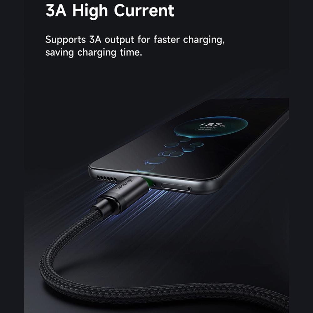 کابل شارژ سریع یو اس بی به میکرو 3 آمپر یک متری مک دودو CA-3990