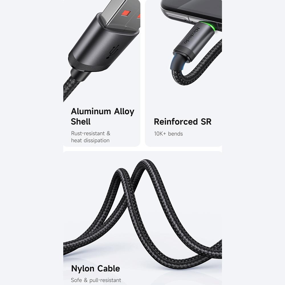 کابل شارژ سریع یو اس بی به میکرو 3 آمپر یک متری مک دودو CA-3990