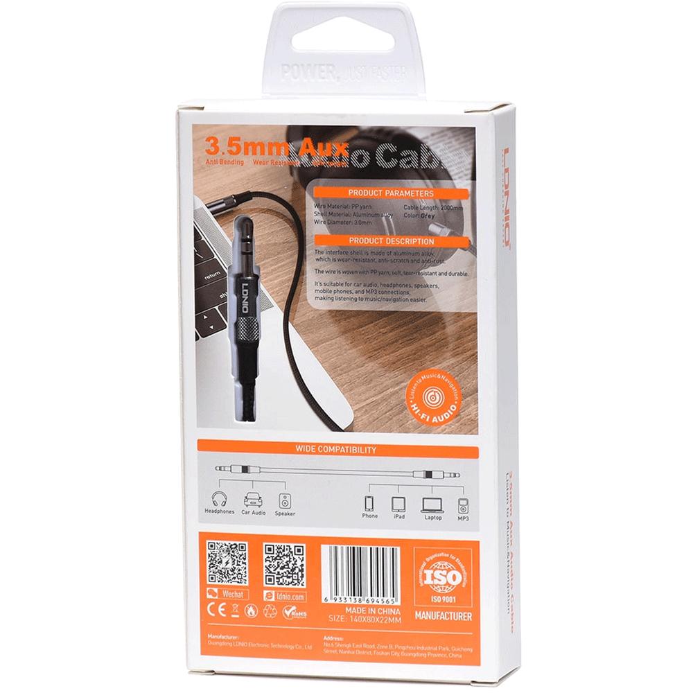 کابل انتقال صدا جک 3.5 میلی متری دو متری الدنیو LS-Y82A