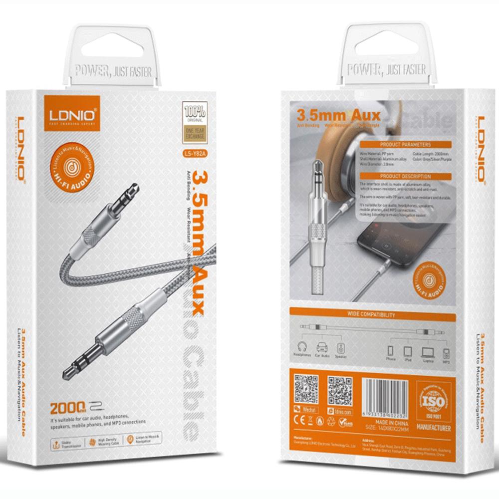 کابل انتقال صدا جک 3.5 میلی متری دو متری الدنیو LS-Y82A