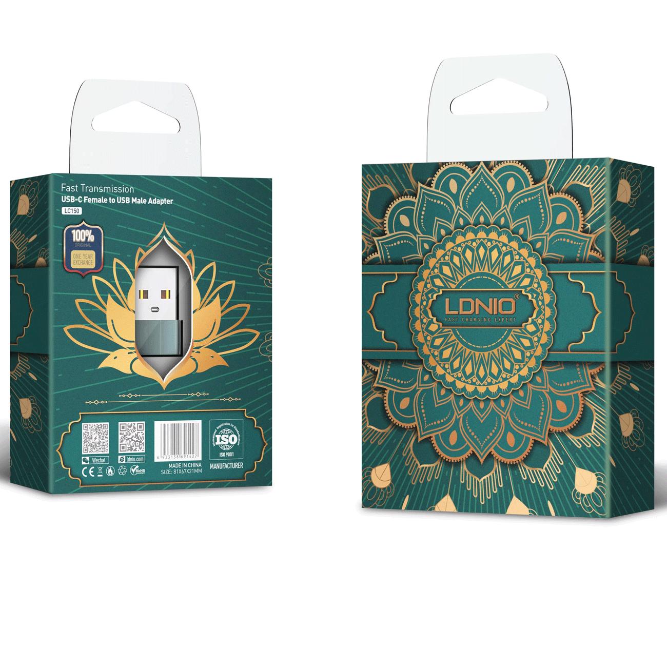 مبدل تایپ سی به یو اس بی الدنیو LC150