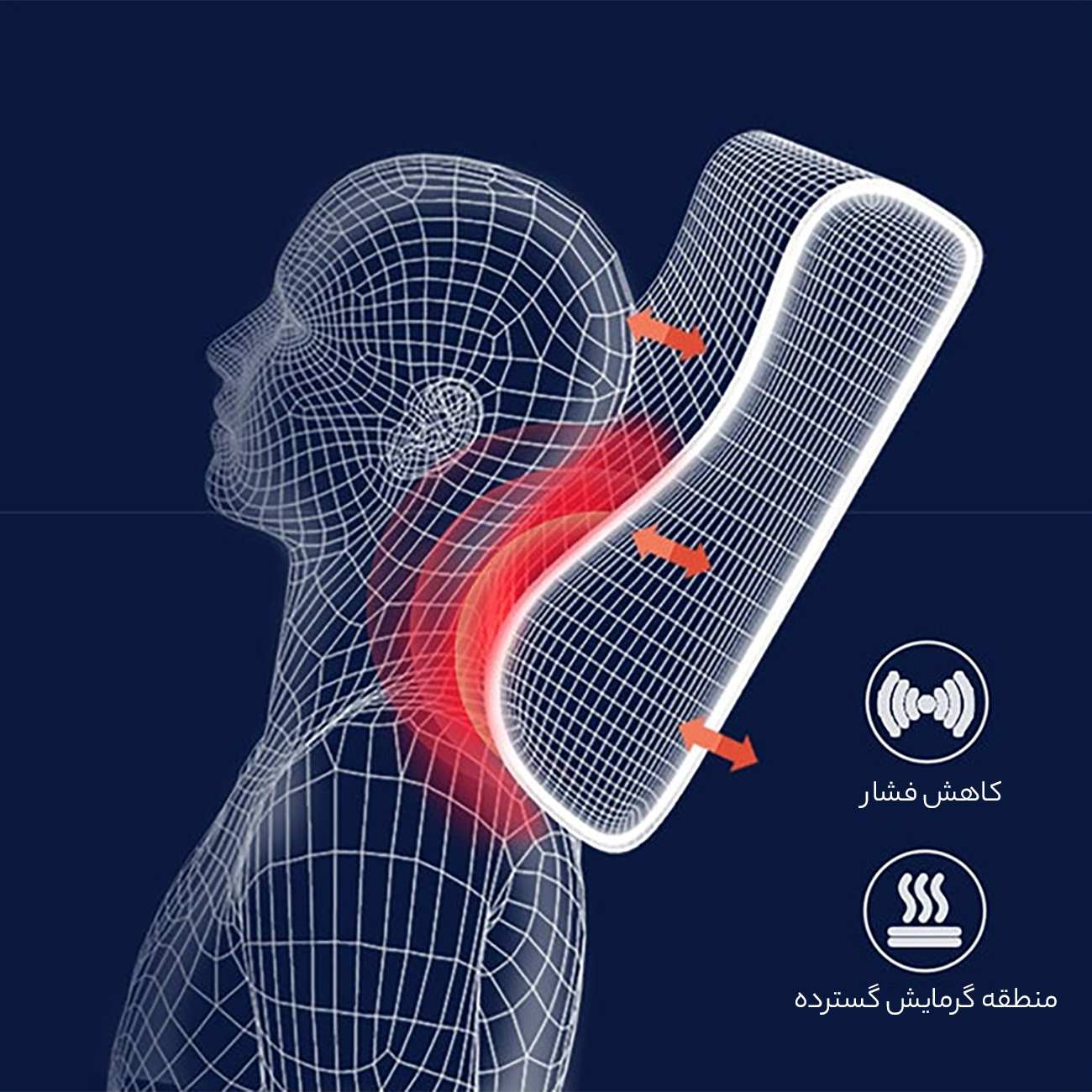 بالش طبی گرافنی هوشمند شیائومی KULAX -ZMZ-B2V2