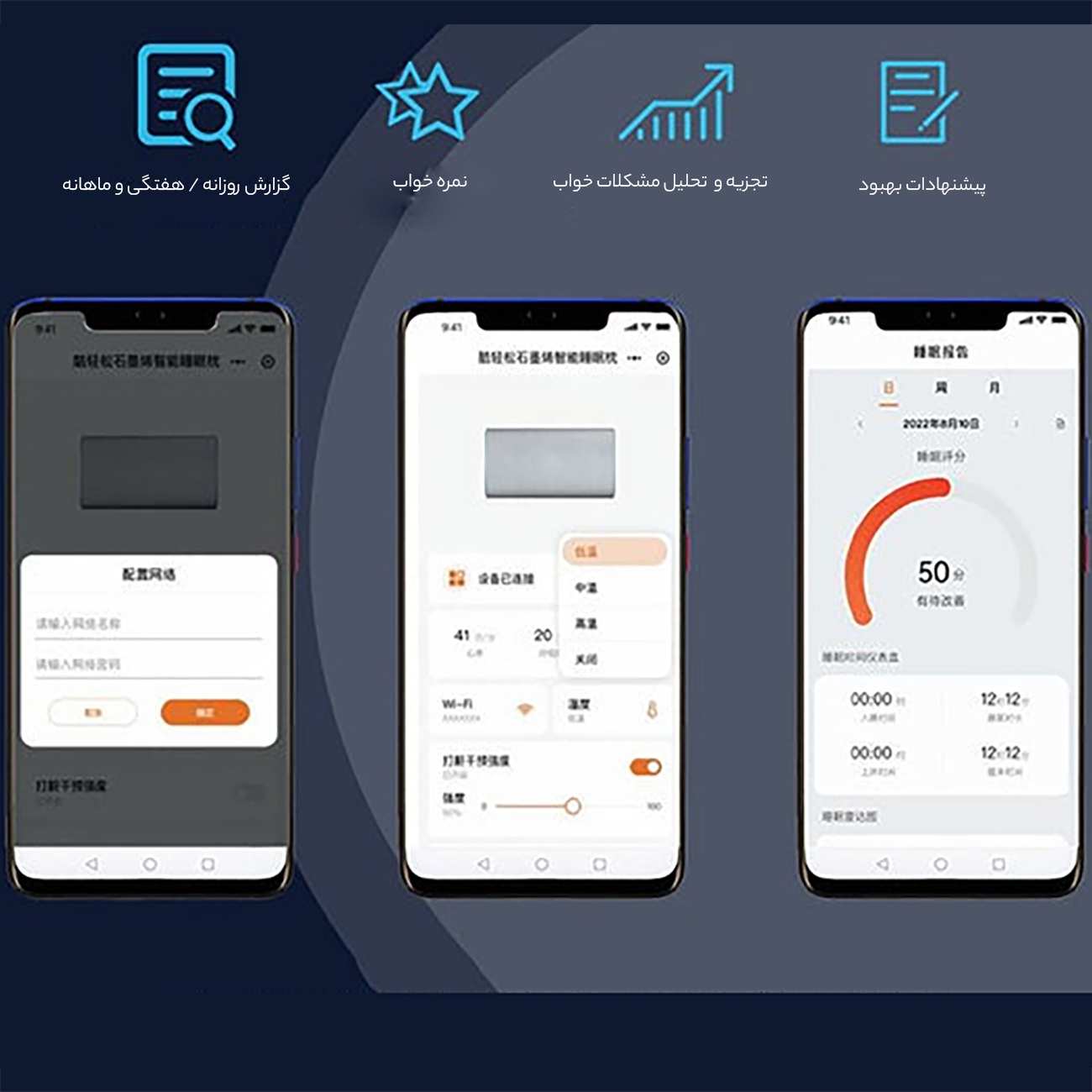 بالش طبی گرافنی هوشمند شیائومی KULAX -ZMZ-B2V2