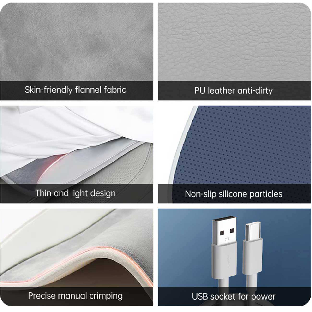 زیر نشیمنی صندلی گرمایشی گرافندار خودرو کولاکس MD10-01