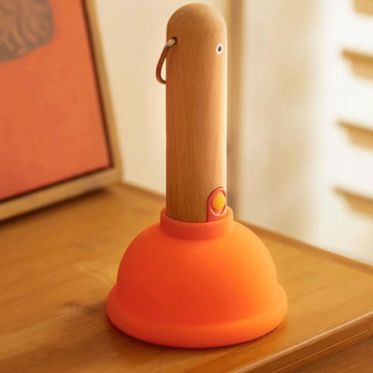 چراغ قوه و چراغ کمپینگ شارژی فانتزی سیلیکونی پیستونی DS-PLGR-01