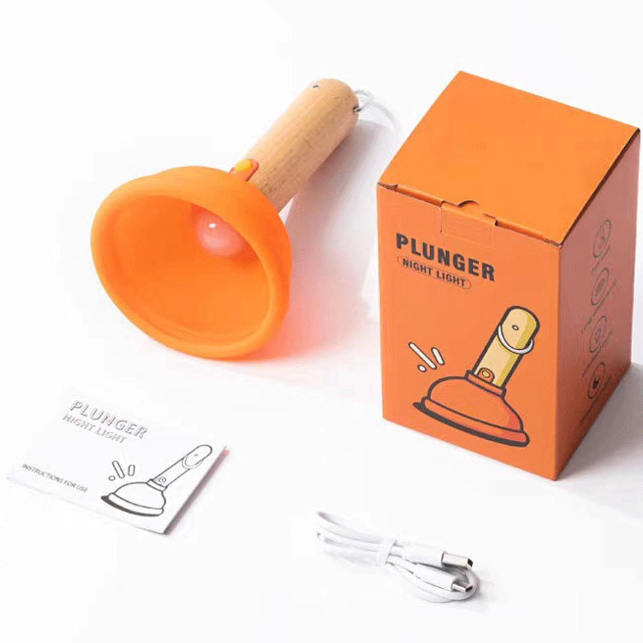 چراغ قوه و چراغ کمپینگ شارژی فانتزی سیلیکونی پیستونی DS-PLGR-01